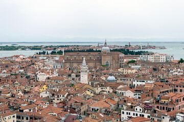 Fototapeta na wymiar View of Venice from the St Mark's Campanile