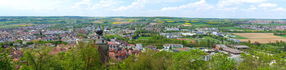Fototapeta na wymiar Herrenberg in Baden-Württemberg, Panorama