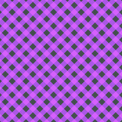 Gingham seamless violet and black pattern. Texture from squares for plaid, tablecloths, clothes, shirts, dresses, paper, bedding