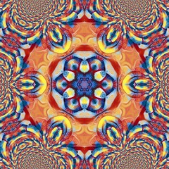 shades of scarlet yellow and red twisting creative contemporary style design