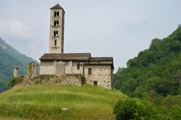 Medieval church at Lasnigo, Como, Italy