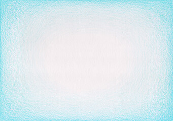 Hand drawn blue painted gradient frame on white paper texture background. Use Canson Fine Face Paper 100 Pounds A5 with Blue Colleen Colored Pencil