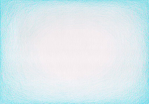 Hand drawn blue painted gradient frame on white paper texture background. Use Canson Fine Face Paper 100 Pounds A5 with Blue Colleen Colored Pencil