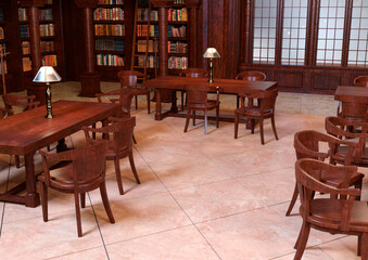 3D Rendering Library Iterior