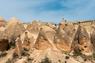 Fototapeta premium Devrent Imagination Valley, one of the fantastic region in Cappadocia with interesting fairy chimney formations. 