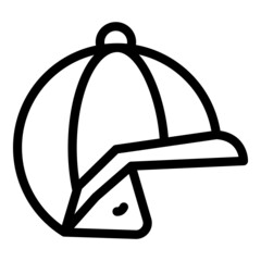 Plastic jockey helmet icon outline vector. Race sport. Run fast