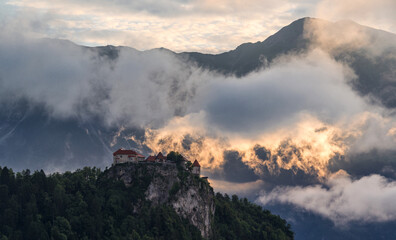 Lake Bled on a summer morning