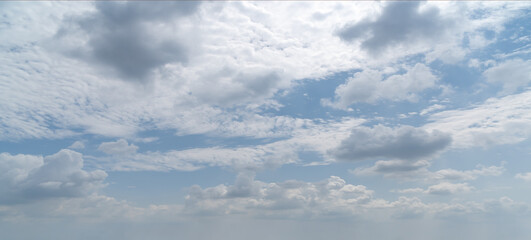 Beautiful blue sky with some clouds