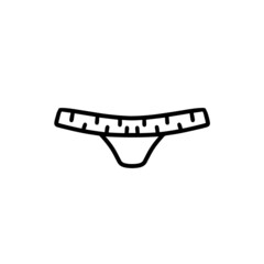 Digital illustration of swimsuit part