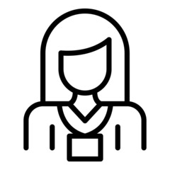 Studio reporter icon outline vector. Press news. Video interview