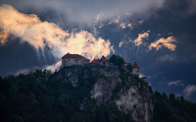 Lake Bled on a summer morning
