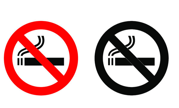no smoking vector