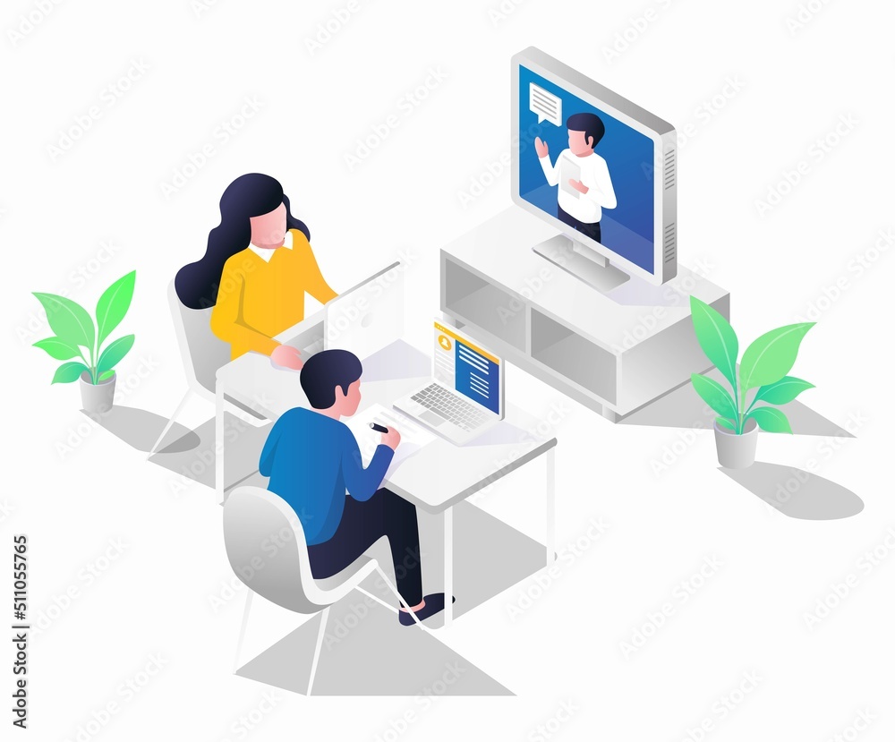 Aufkleber Learn via computer online