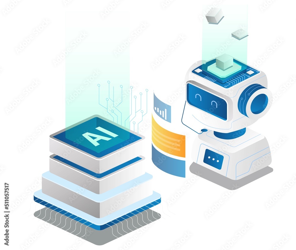 Poster Artificial intelligence with robots