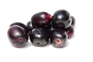 Java plum fruit isolated on white background