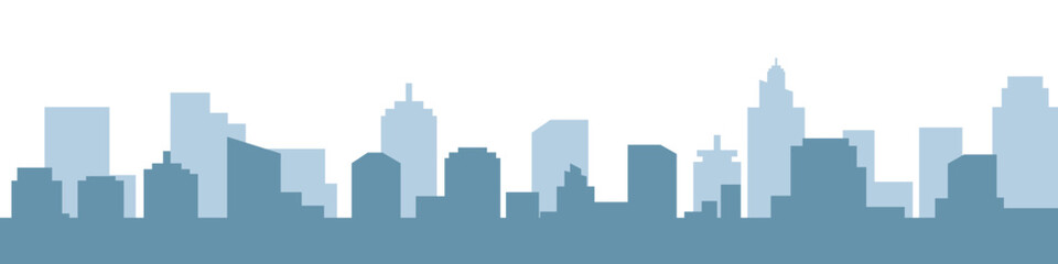 Naklejka premium Modern City Skyline Vector illustration