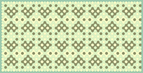 Multicolor truchet tiling connections illustration