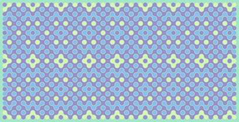 Multicolor truchet tiling connections illustration