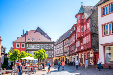 Fototapeta premium Alter Markt, Miltenberg, Bayern, Deutschland 
