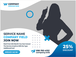 Social Media Banner 6 Horizontal For Web Digital Poster Flyer Brochure etc