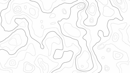 Abstract topographic map. Vector background.