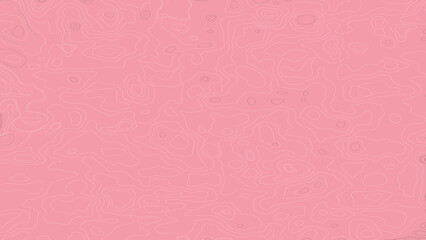 Topographic map background concept with space for your copy. Vector abstract illustration. Contour lines isolated on pink background. Geography concept.