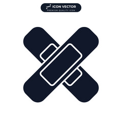 plaster icon symbol template for graphic and web design collection logo vector illustration