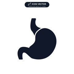 stomach icon symbol template for graphic and web design collection logo vector illustration