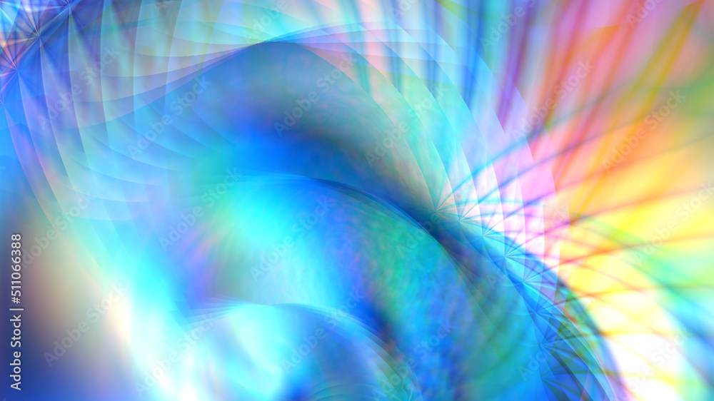 Wall mural abstract multicolored gradient fantasy background
