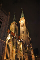 Church of  St. Lorenz  in Nuremberg, Germany	

