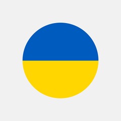 Country Ukraine. Ukraine flag. Vector illustration.