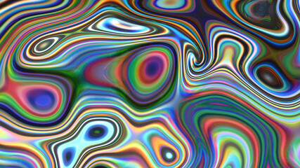 Fototapeta na wymiar Abstract multicolored textured liquid background