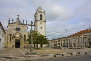 Fototapeta na wymiar Cathedral of Aveiro or Church of São Domingos in Aveiro, Portugal 