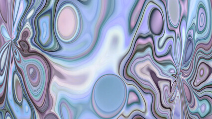 Abstract multicolored glowing liquid background.