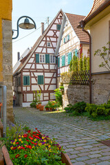 Fototapeta na wymiar Herrenberg, Baden-Württemberg, Altstadtszene