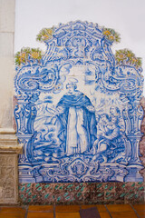Fototapeta na wymiar Interior of Cathedral of Aveiro or Church of São Domingos in Aveiro, Portugal