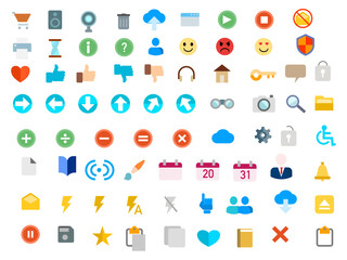 set of various icons where for various uses