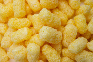 corn sticks closeup for background