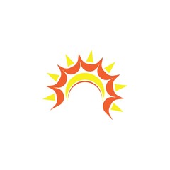 Sun Vector illustration Icon