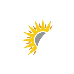 Sun Vector illustration Icon