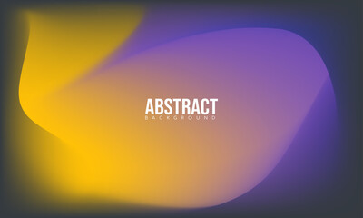 Abstract Black, Yellow, And Purple Gradient background. Vector illustration for your graphic design, banner, poster, web, and social media.