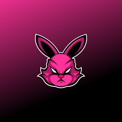 angry rabbit esport logo