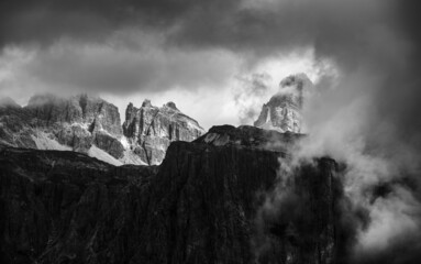 Cinque Torri in the Italian Dolomites