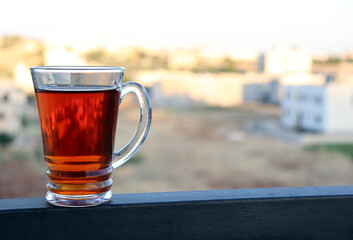 Cup of tea in the window