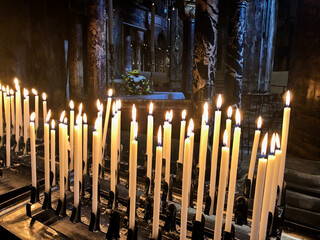Candles In the Basilica de San Marco