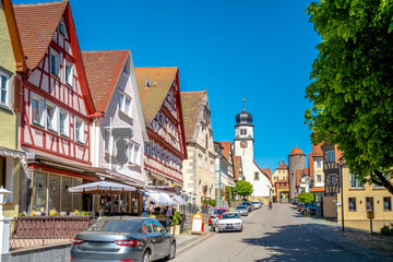 Obraz premium Altstadt, Langenburg, Deutschland 