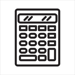 calculator icon vector design template