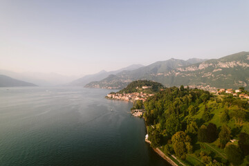 Arial Lake Como