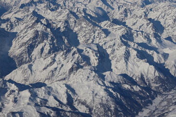 Fototapeta premium mountains covered in snow