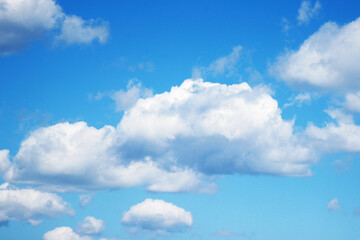 Naklejka na ściany i meble Clouds in blue sky background.